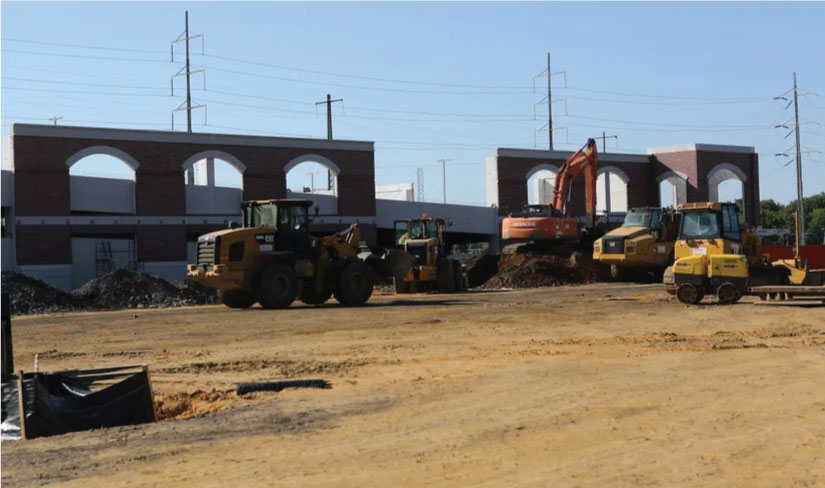 “First State Crossing” Transit Center Construction Underway